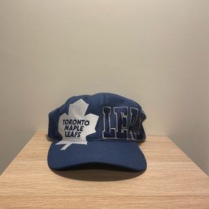 Vintage Toronto Maple Leafs Big Logo Split Spellout Snapback